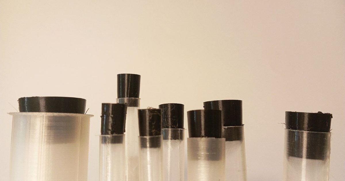 Parametric septa / sleeve stoppers for tubes, bottles & NMR tubes by