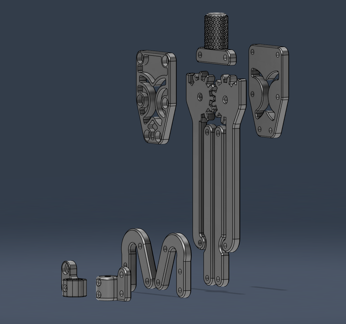 Drafting compass with geared parallell arms by IonNight | Download free ...