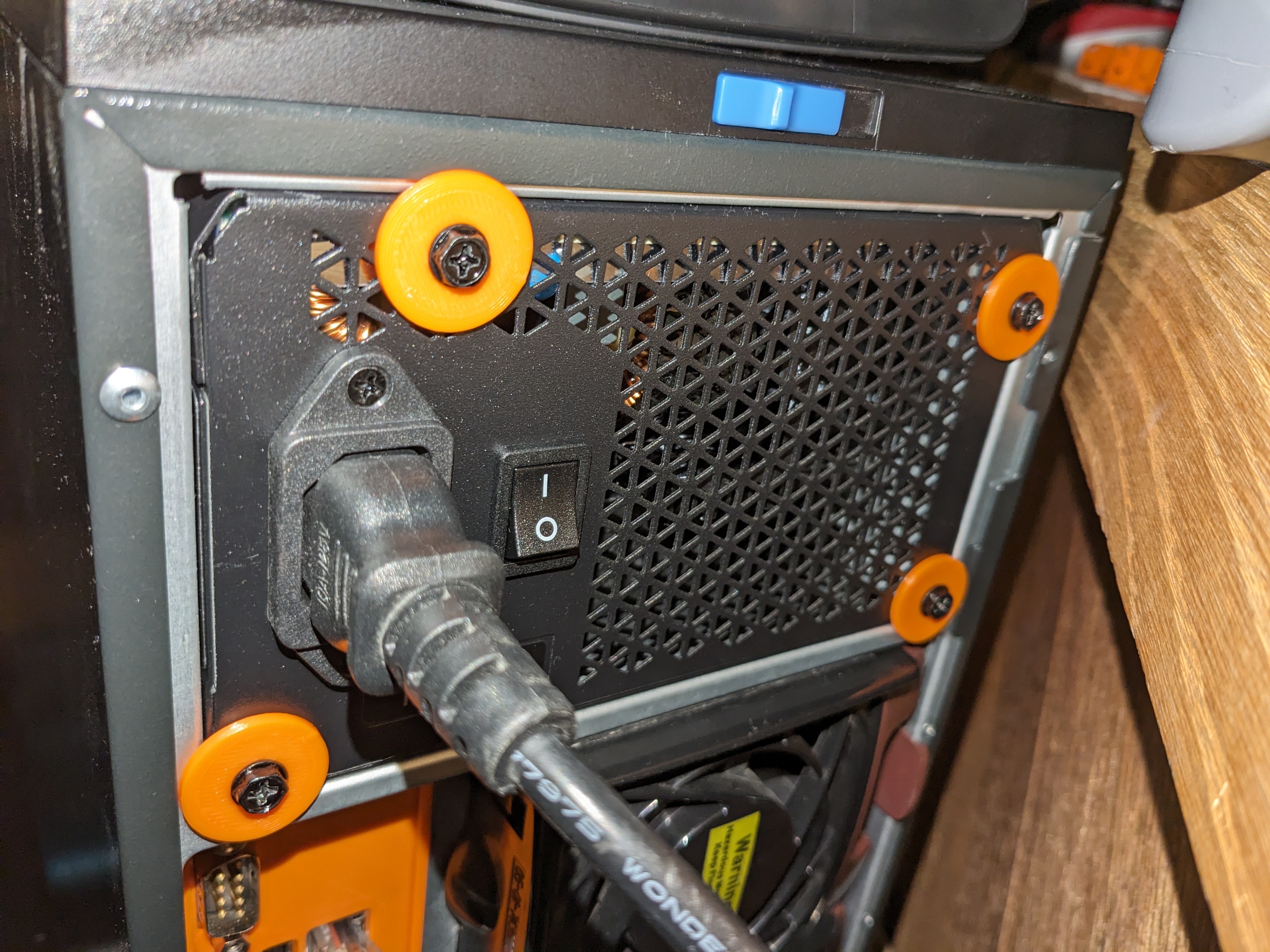 washer for installing an atx psu into a supermicro CSE-743 4u tower chassis