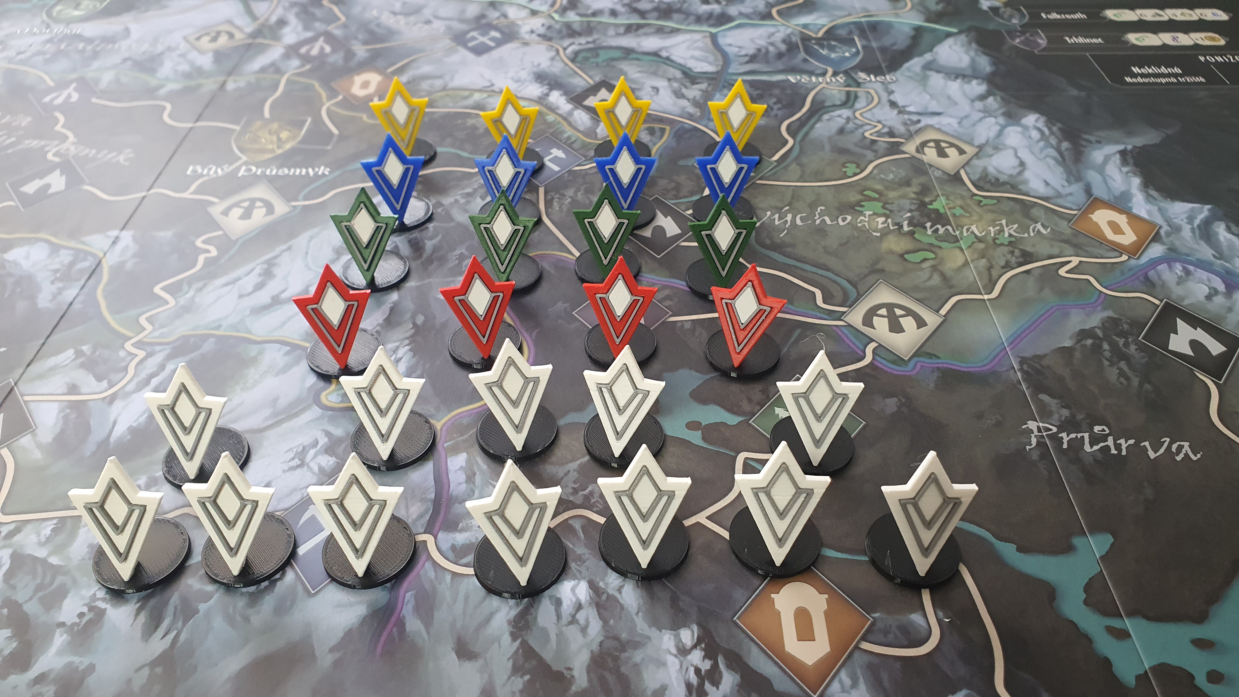 Skyrim Adventure Board Game Marker + Standee for enemies tokens