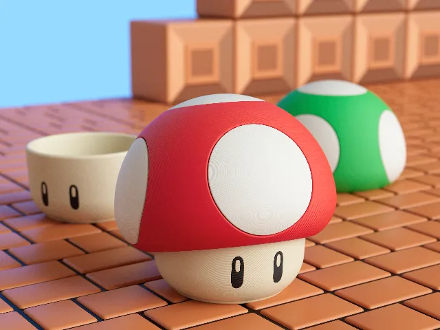 Mario Super Mushroom Bowl (From Toadstool Café in Super Nintendo World)