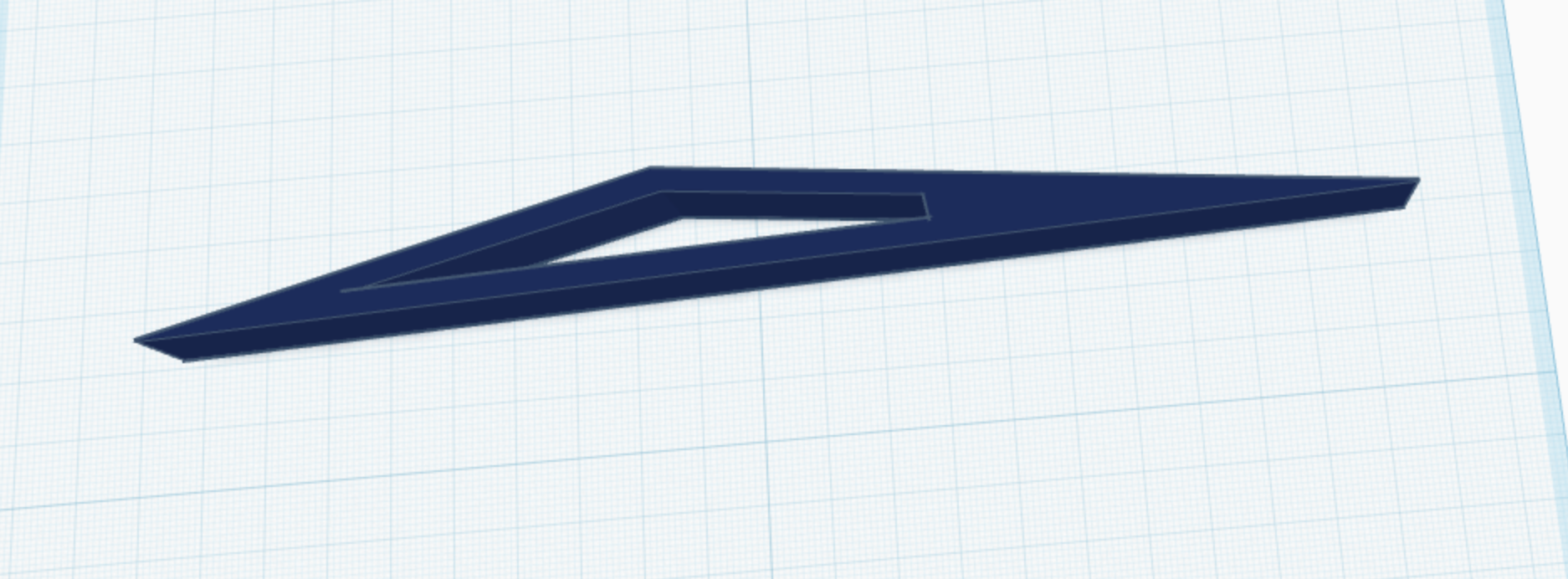 Cybertruck Logo Handle 3D model