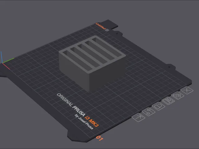 Gridfinity 2.5" HDD storage