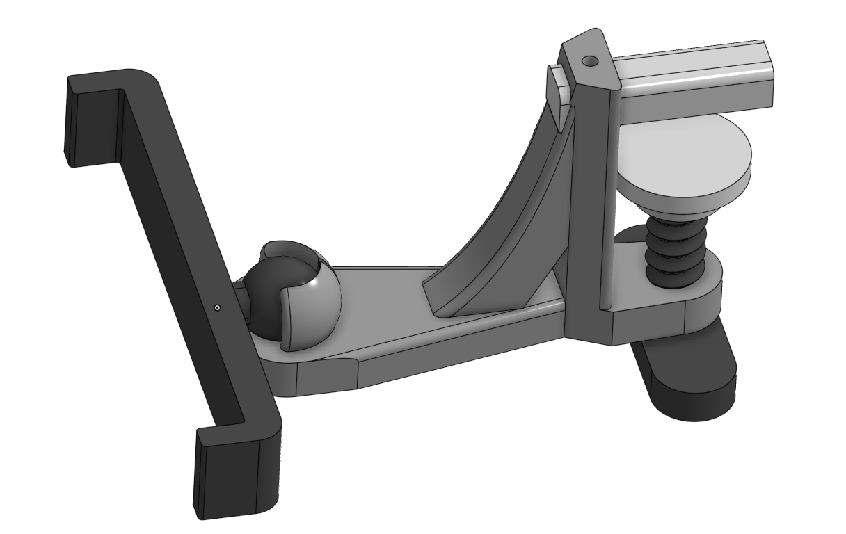 Ball and Socket Joint Desk Mount (Quick-Release)