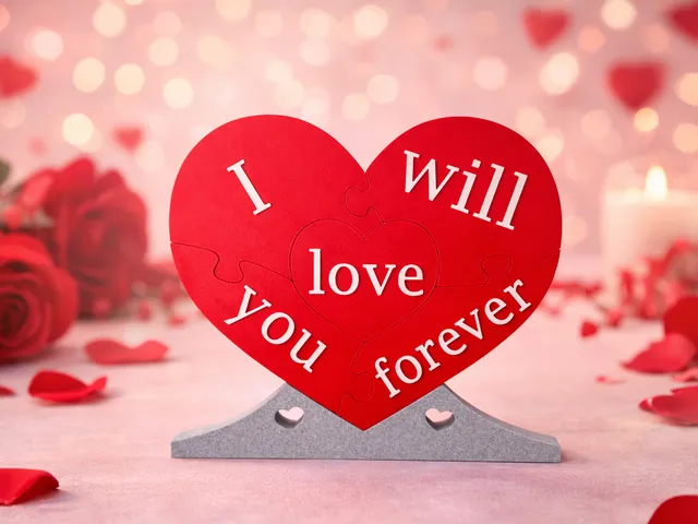 Heart-shaped jigsaw puzzle