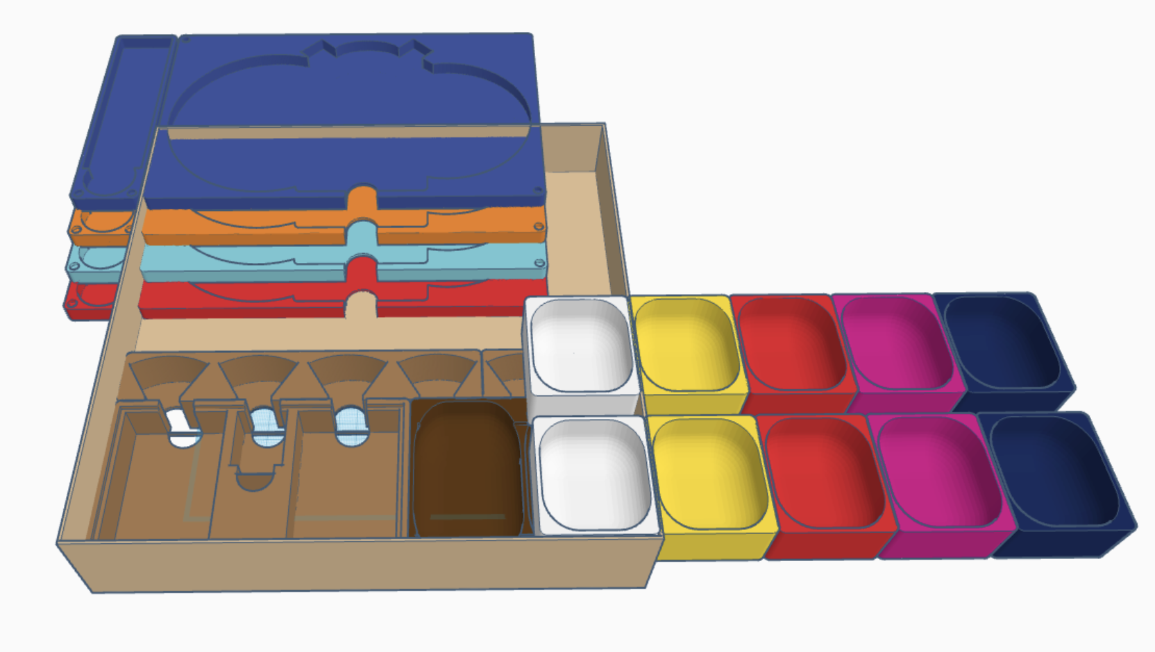 Insert for Windmill Valley board game