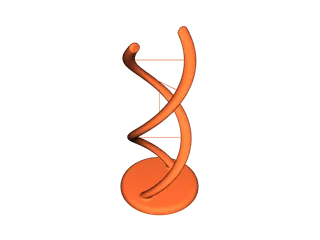 DNA String art by Miguel Quiroga Bóveda | Download free STL model ...