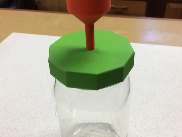 Mason jar lids and airlock for fermentation