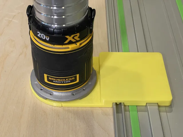 Dewalt Compact Router sled for the Festool Tracks