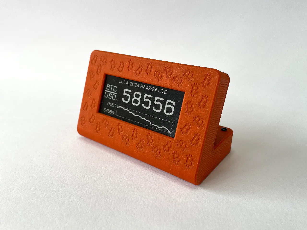 Inky Monitor - Bitcoin Price Ticker by mirabatek | Download free STL model  | Printables.com
