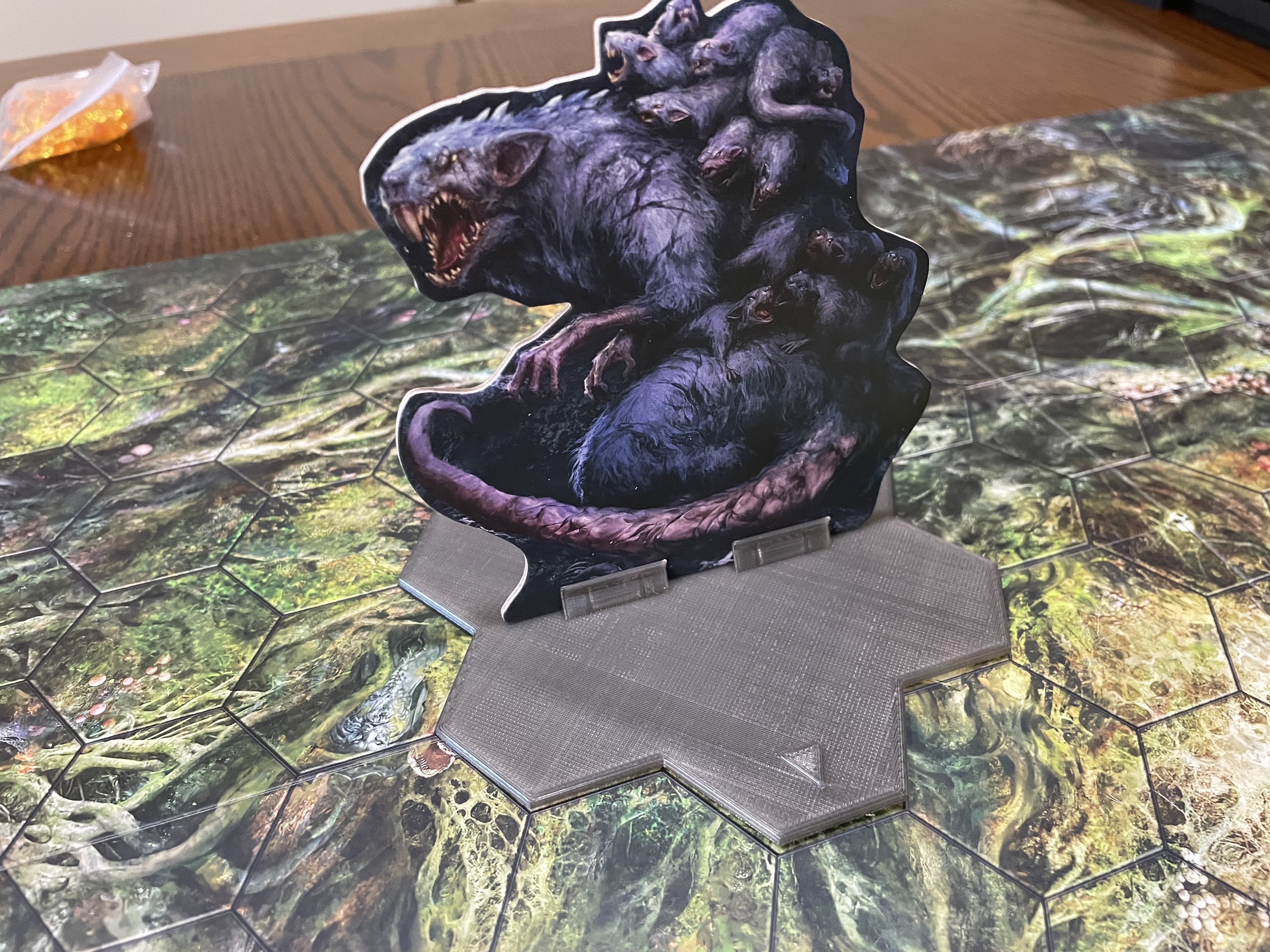 Oathsworn Monster Standee Hex Base