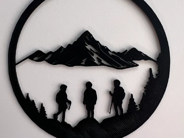 Mountain Panorama Wall Art #1