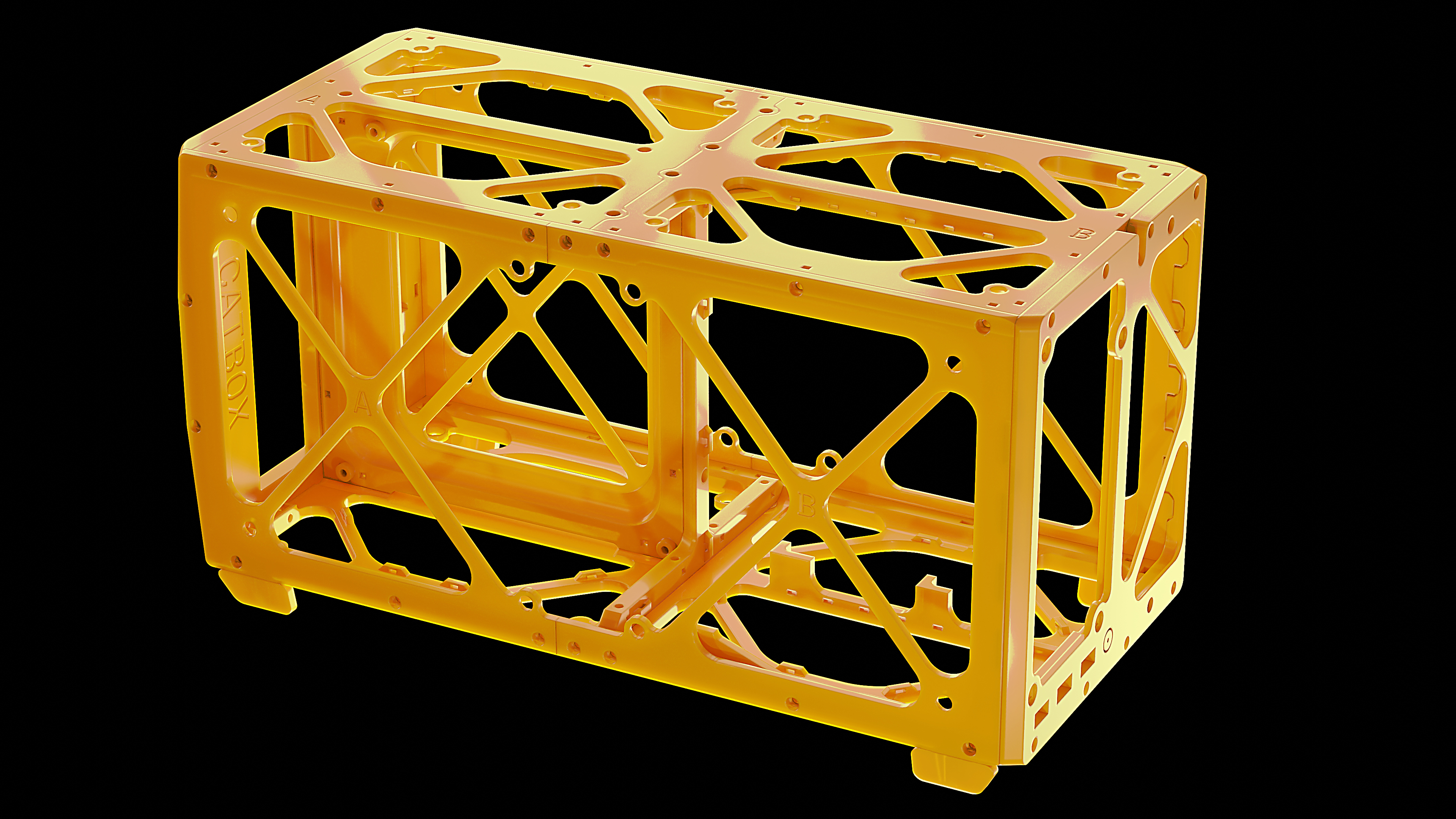 Miniatura 5 do modelo 3D CATBOX ITX PC Case