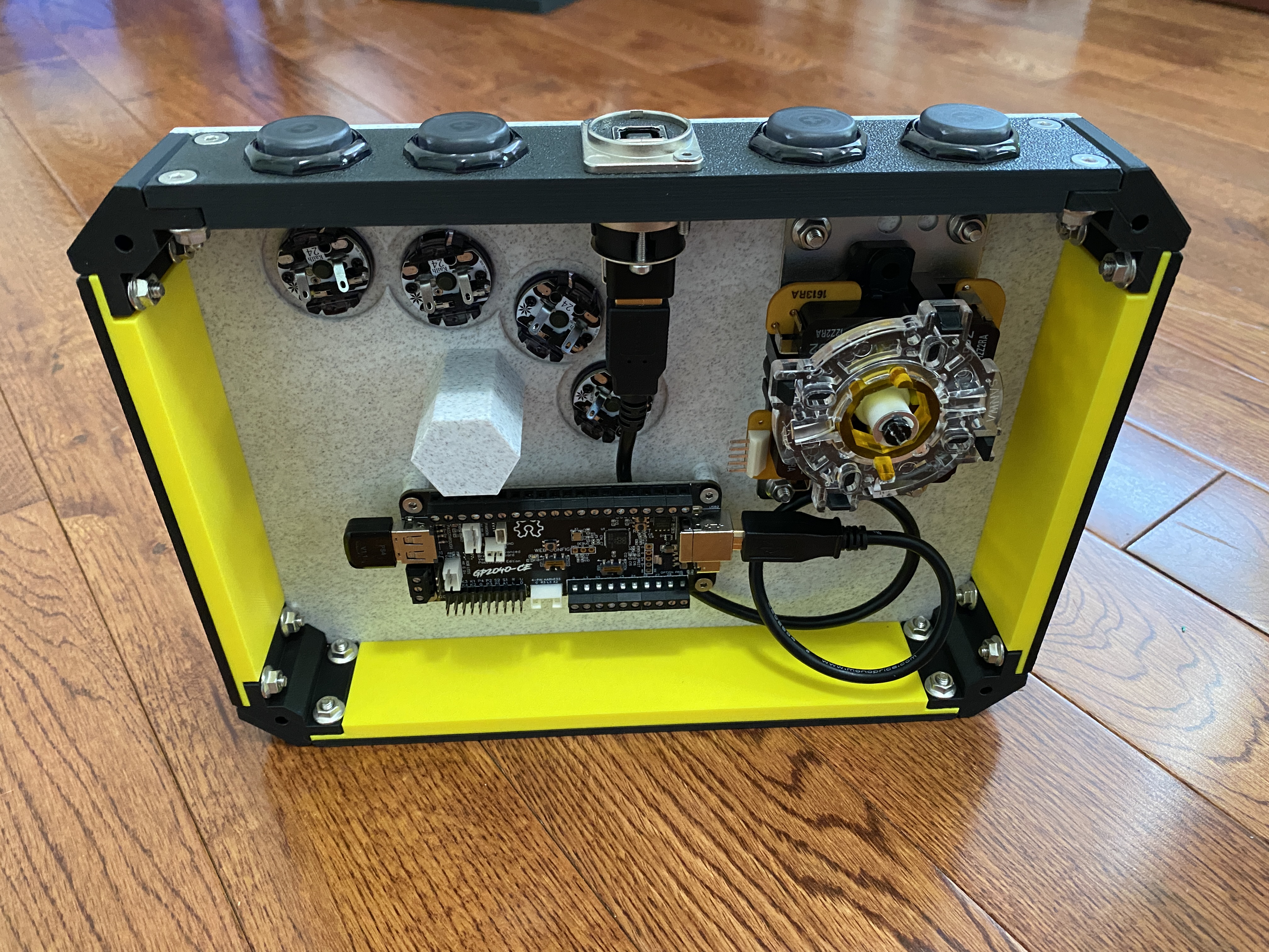 Open Stick Modular - Mini (OSM-Mini) Open Source 3D printable arcade stick — miniatura 8