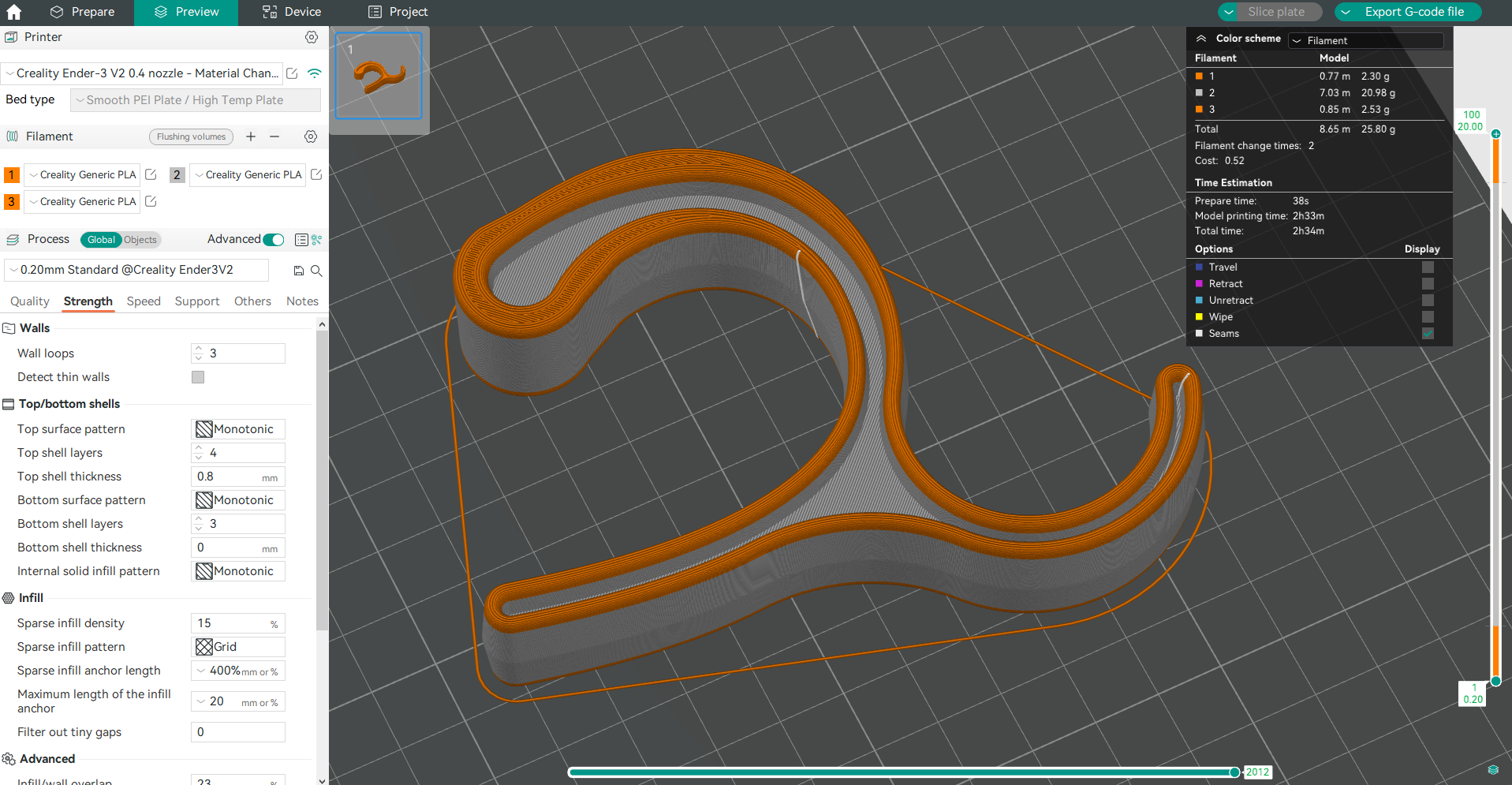 Miniatura 6 do modelo 3D Bag Hook