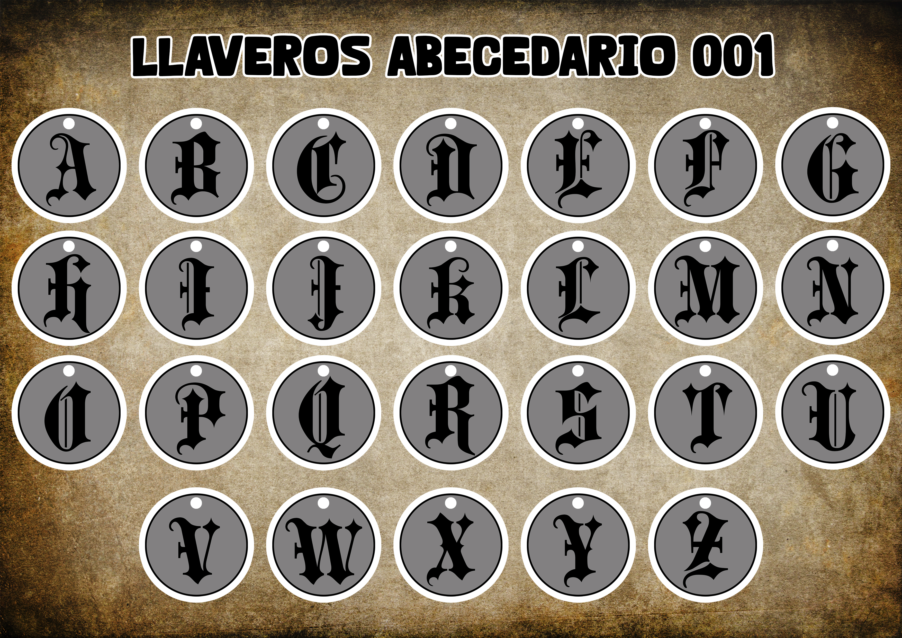 Llaveros Letras — miniatura 3