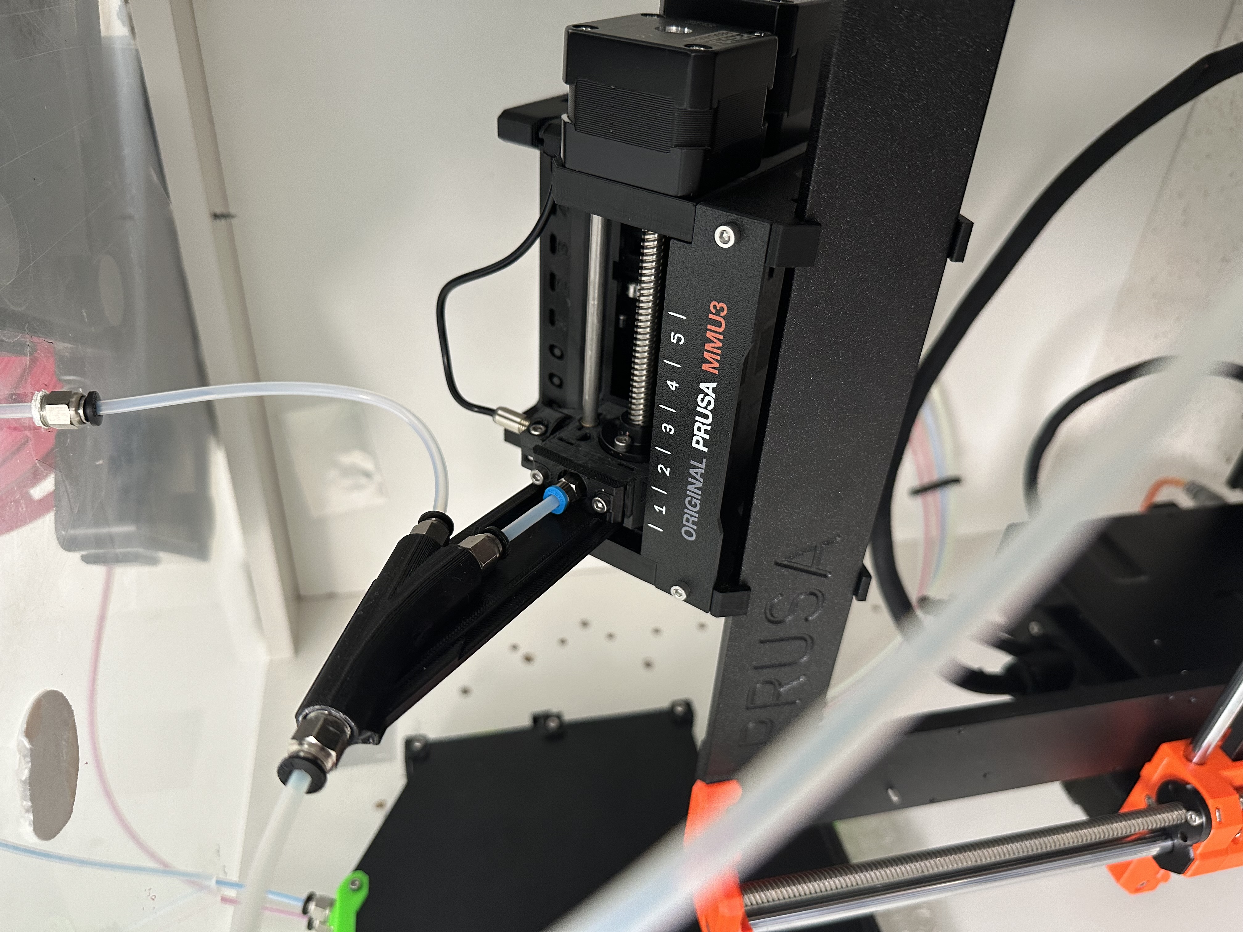Y-Filament Combiner-Converts MMU Printer to 5+1