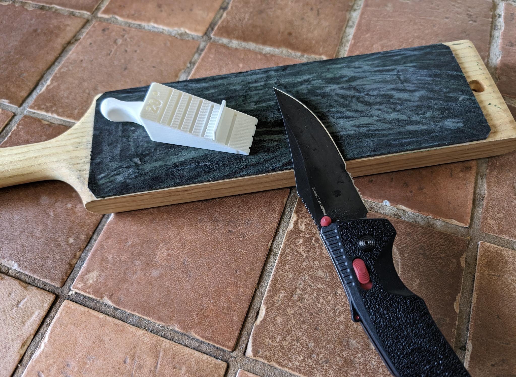 Knife Sharpening Wedge (20deg) With Brace by porks0da Download free