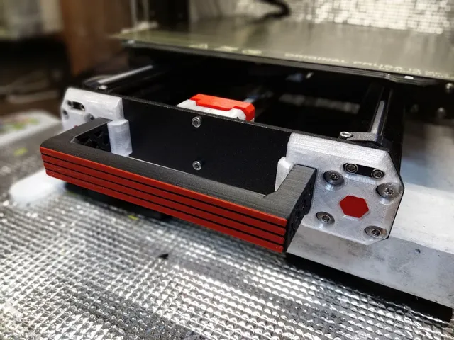 Front cover panel with handle for Prusa i3MK3