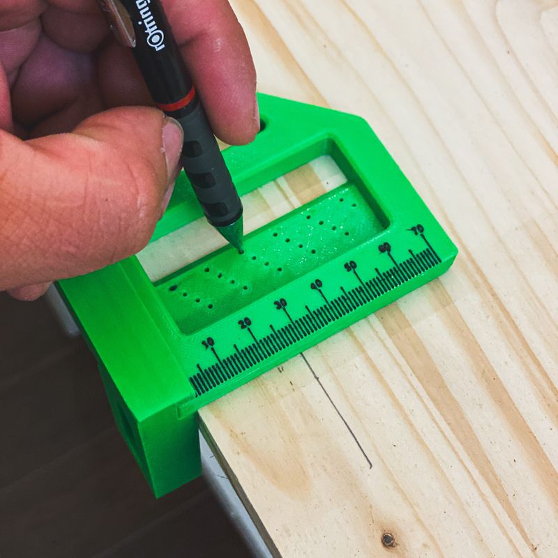 3D Multi Angle Measuring Ruler 45/90 Degree, Carpentry Square ...