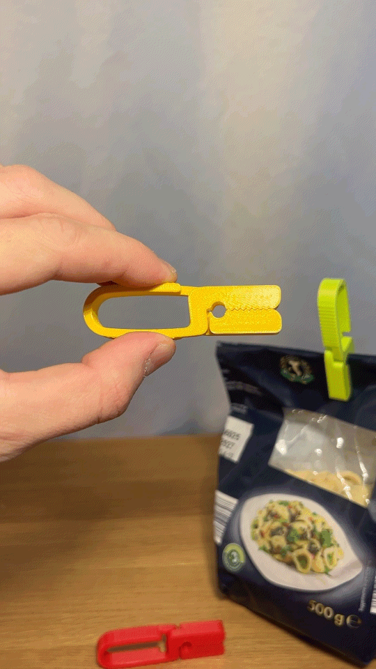 Miniatura 2 do modelo 3D Bag Clip V2