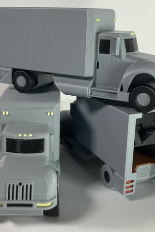 Articulated Big Rig by D3D | Download free STL model | Printables.com