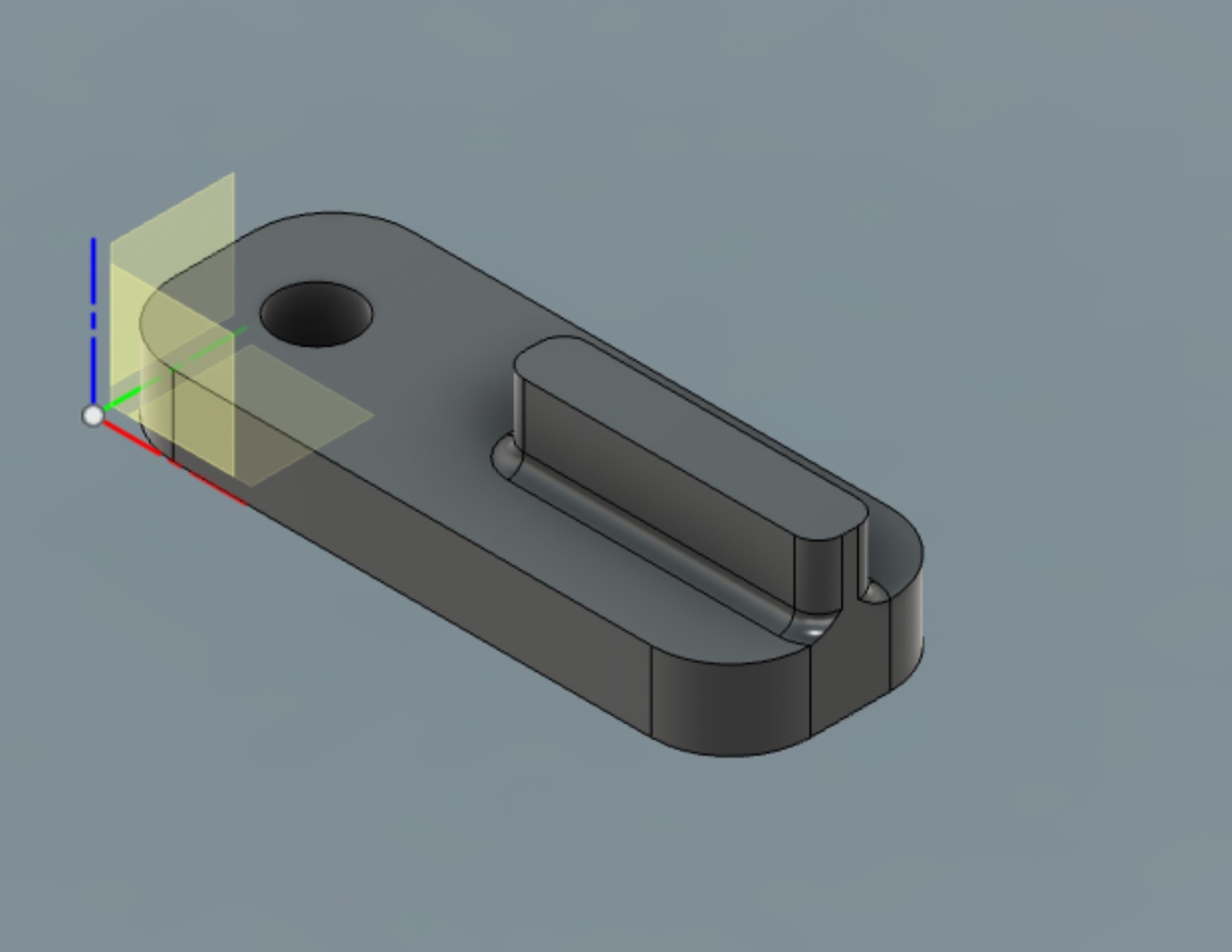 Rotating stop latch