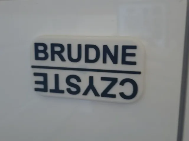 Polish dirty/clean dishwasher indicator