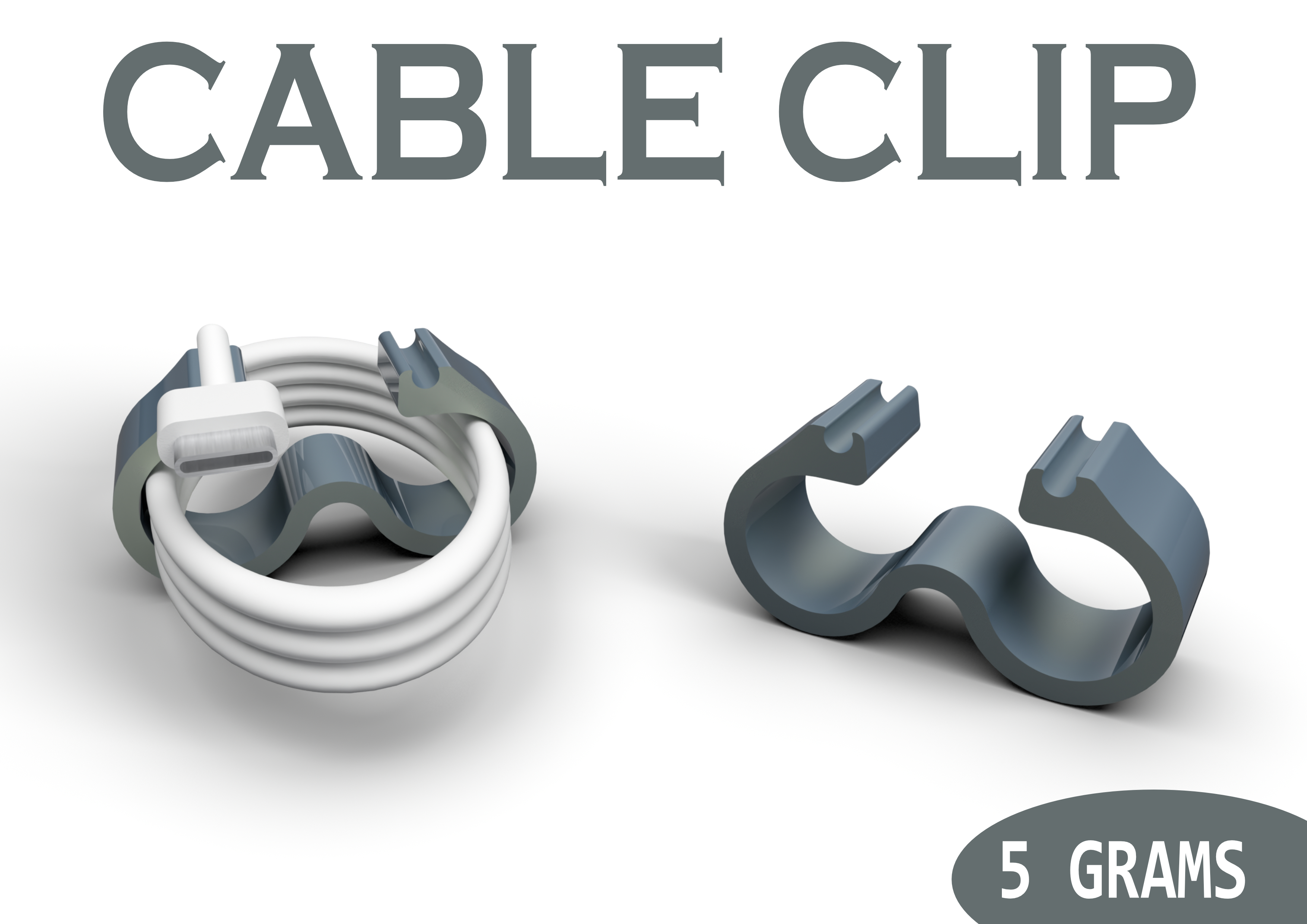 Cable organizer - cable clip