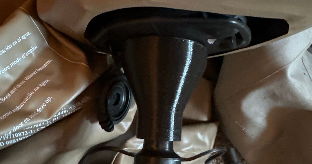 Aerobed Valve Adaptor by MROLLS Download free STL model