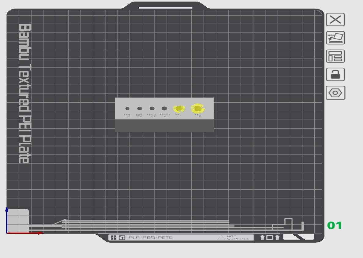 Demonstrator for heat insert