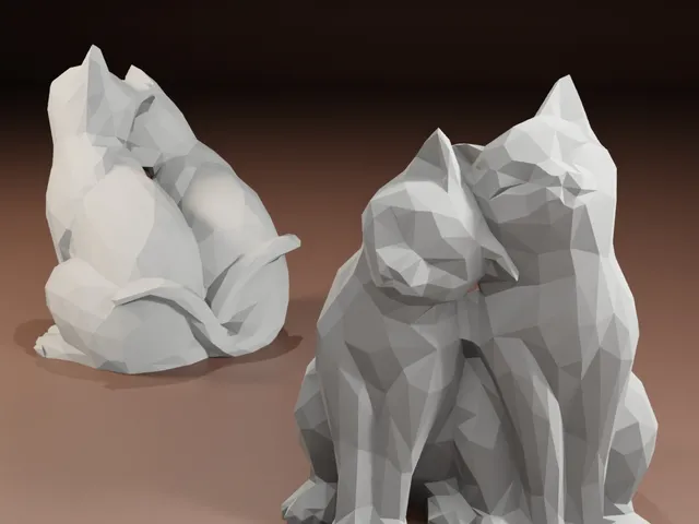 Low Poly Cats