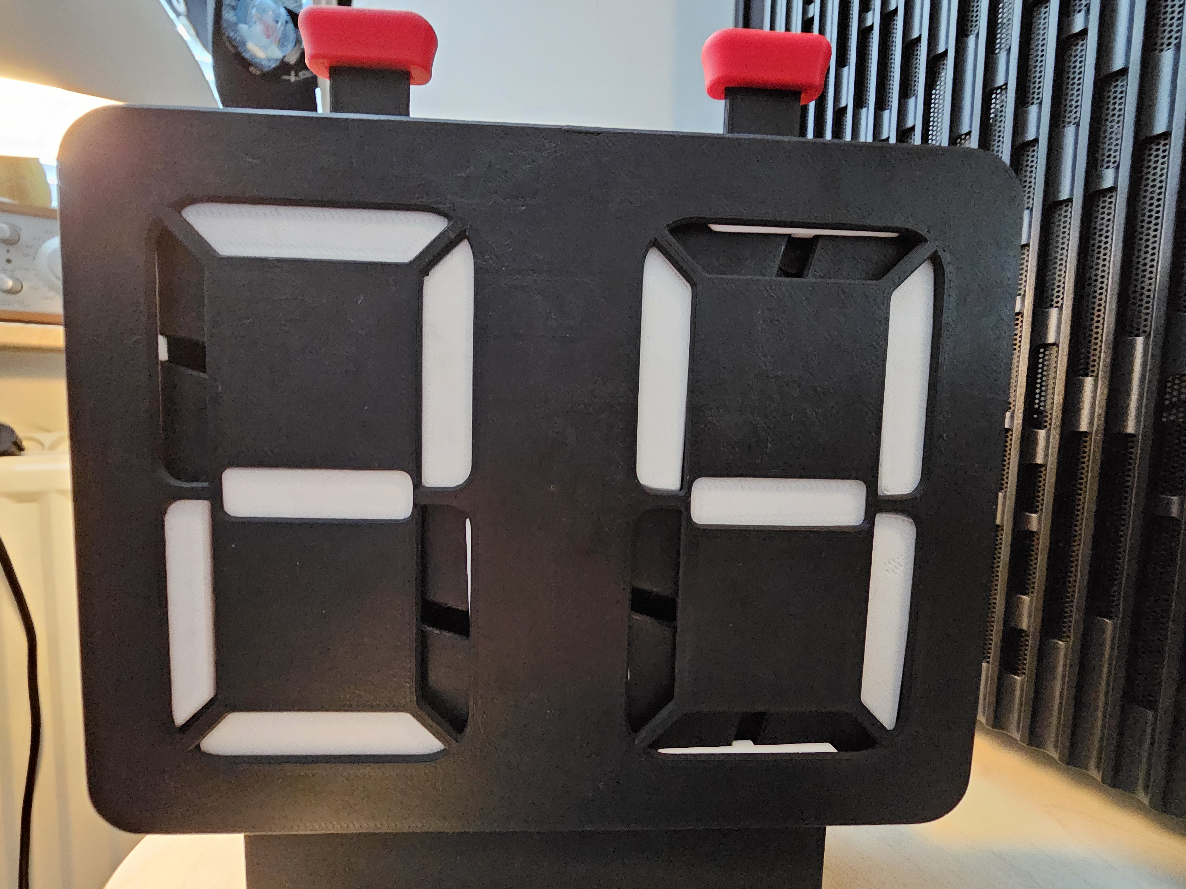7 Segment Mechanical Counter - Updated backplate 3D model thumbnail