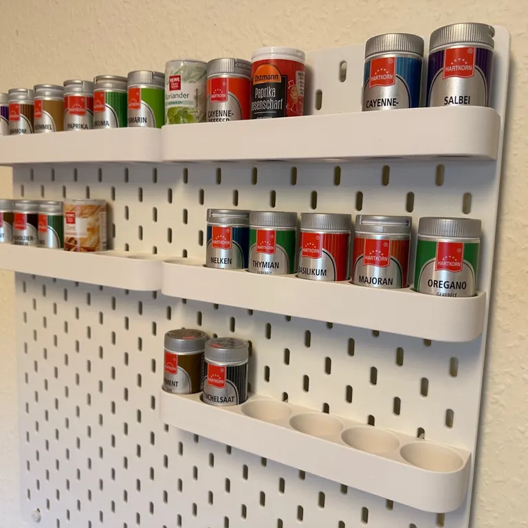 IKEA Skadis Spice Rack by MoWeBo Download free STL model Printables