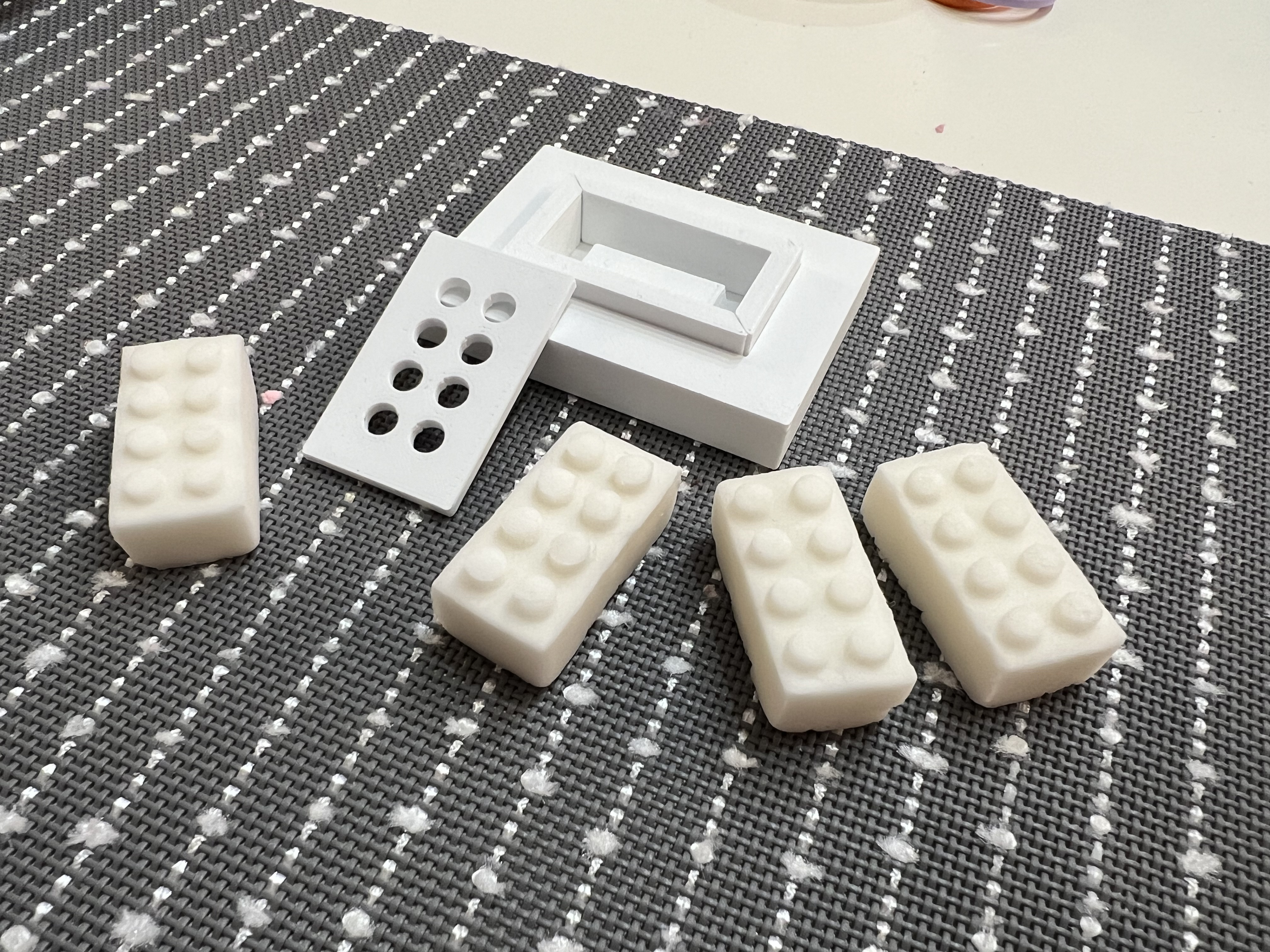 LEGO 4x2 Fondant Mould/Forma do LEGO 4x2 z Fondantu