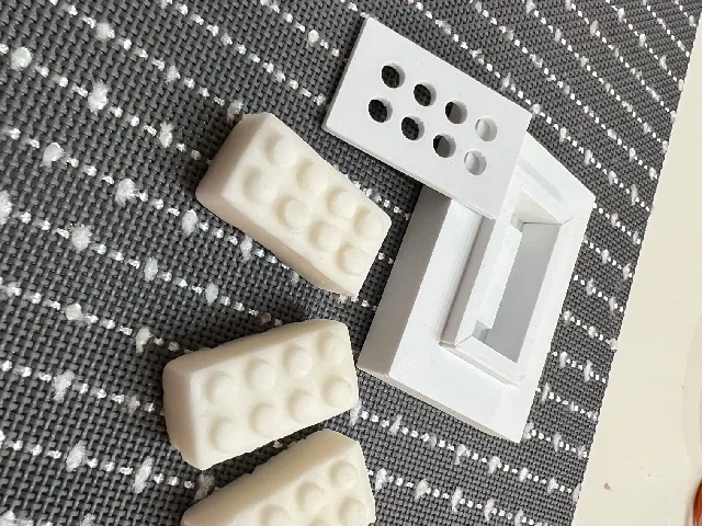 LEGO 4x2 Fondant Mould/Forma do LEGO 4x2  z Fondantu