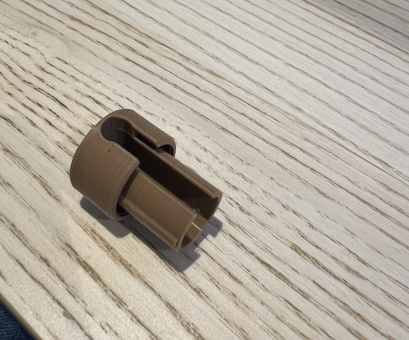 XLR short right-angle cap – no cutting - threaded and parameterized