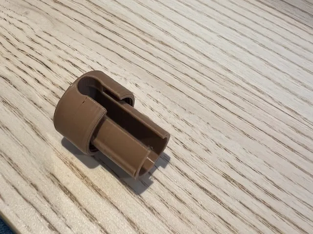XLR short right-angle cap – no cutting - threaded and parameterized
