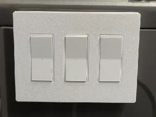 Make IKEA BILRESA two-button remote look like a decora-style wall switch using Wyza's screwless switch cover