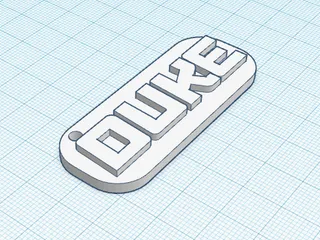 KTM DUKE KeyChain by Fossa3D | Download free STL model | Printables.com
