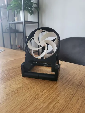 Simple toroidal desk fan V2