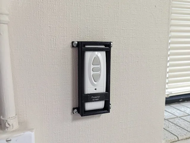 Wall Mounted Projector Screen Remote Holder