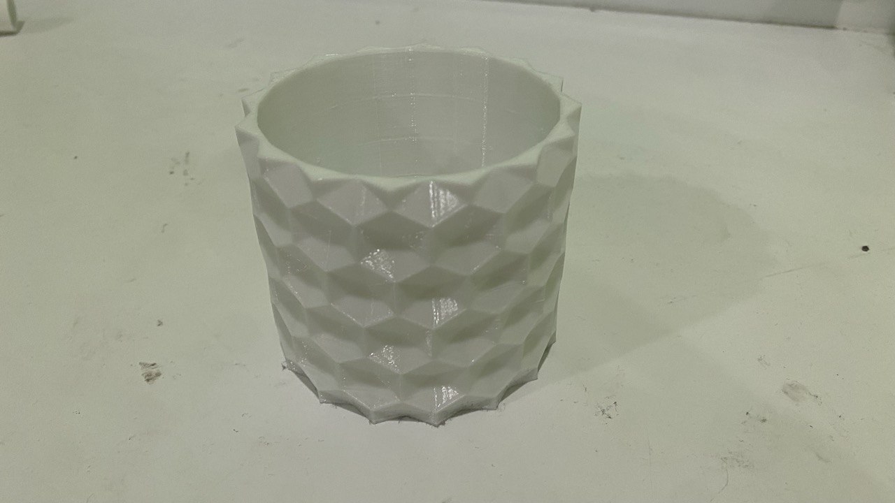 Inverted Hexagonal Plant pot and Planter - Vase mode