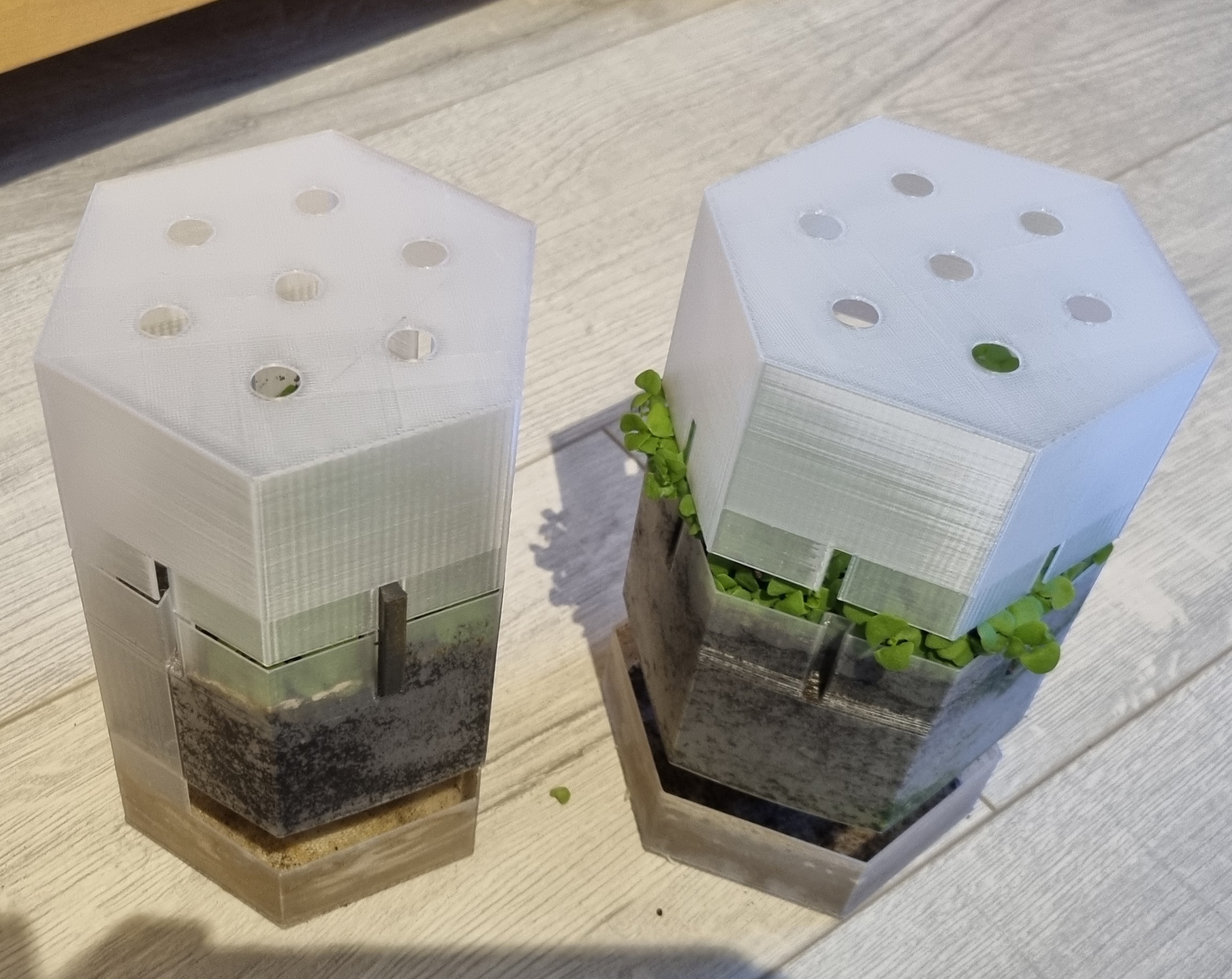 Greenhouse Cover for Hexagon Planter