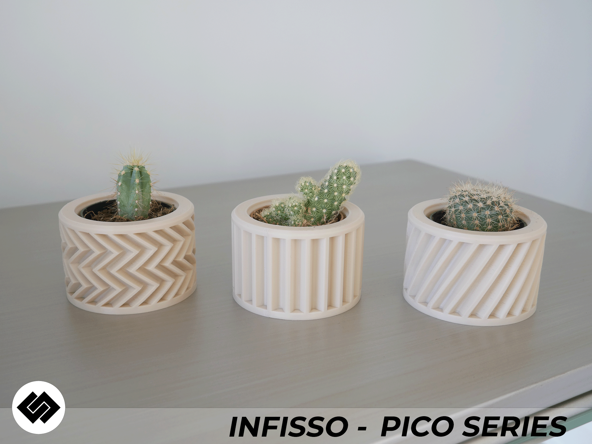 Infisso Series Triple Planter