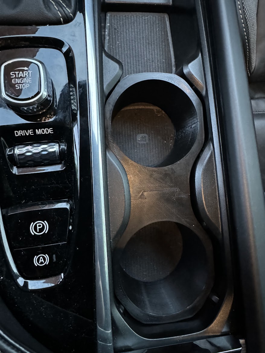 Cup holder for Volvo V60/V90/XC60/XC90 SPA