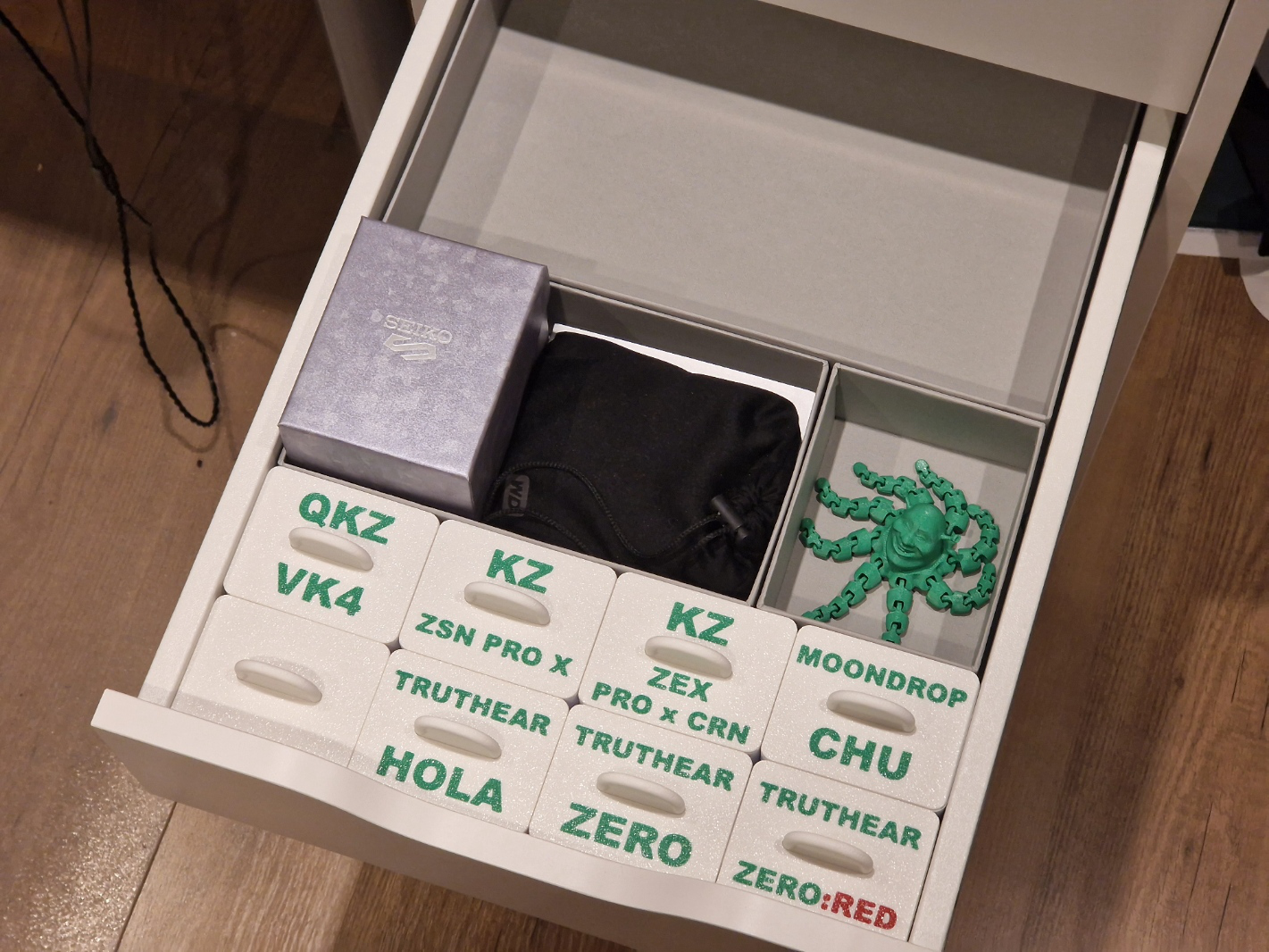 IKEA Alex drawer sorting boxes