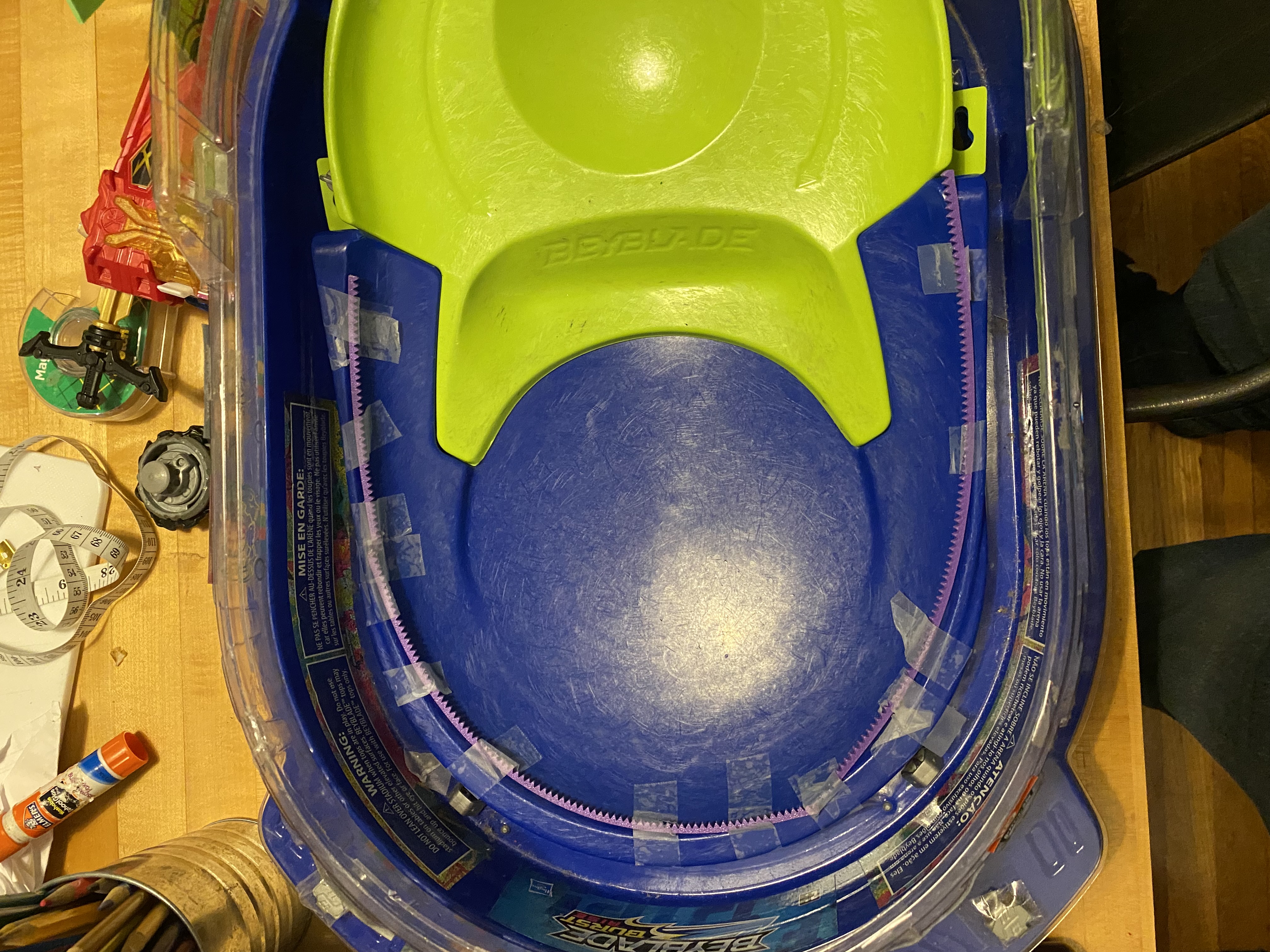 beyblade x rail mod