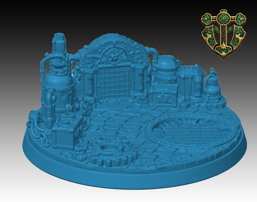 Dwarven Lair Miniature Base