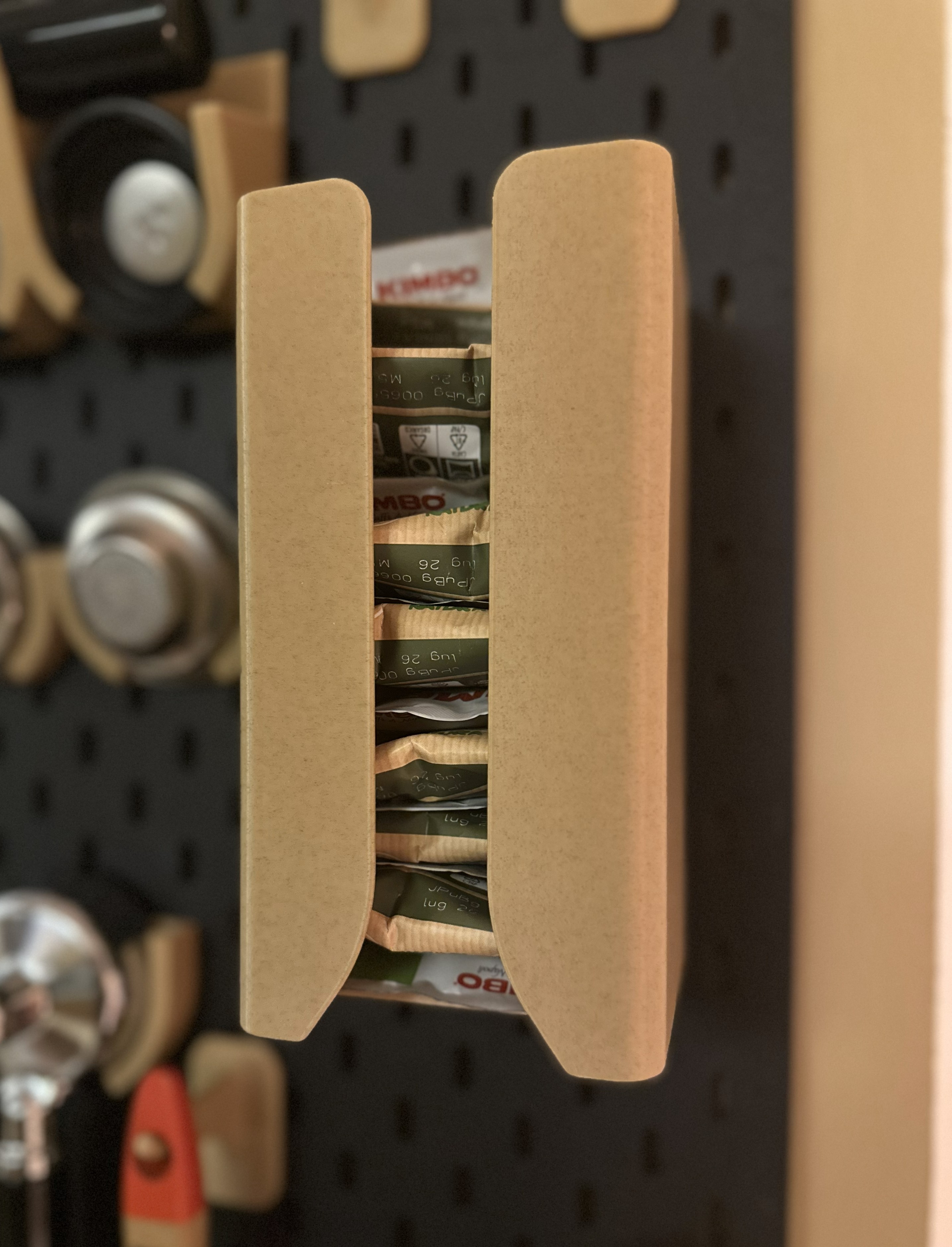 IKEA Skadis compatible ESE pad dispenser